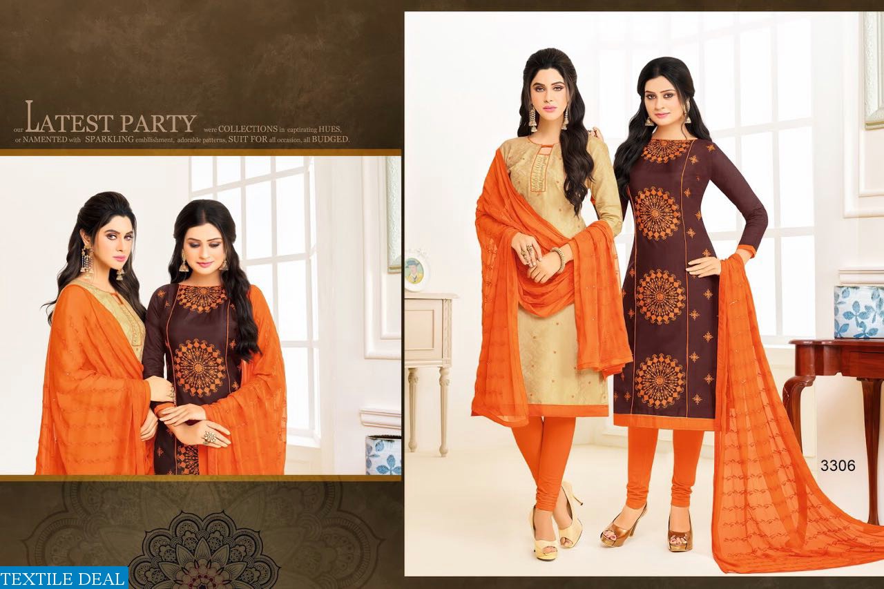 Hum tum vol-5 by RR wholesale 2 top dress material